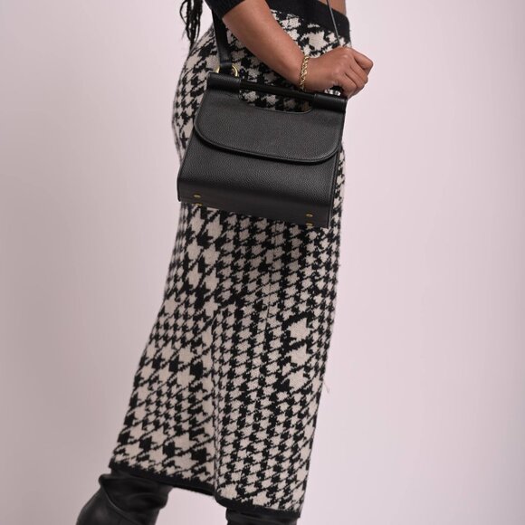 NWT Melie Bianco “Nancy” Structured Top Handle Bag – Chartreuse - Picture 7 of 7